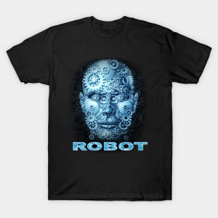 Robot Made Out of Gears T-Shirt